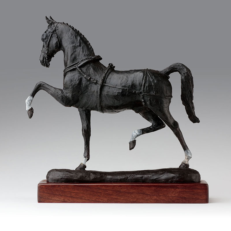 Bronze Horse Sculpture by Belinda Sillars, Hackney Horse