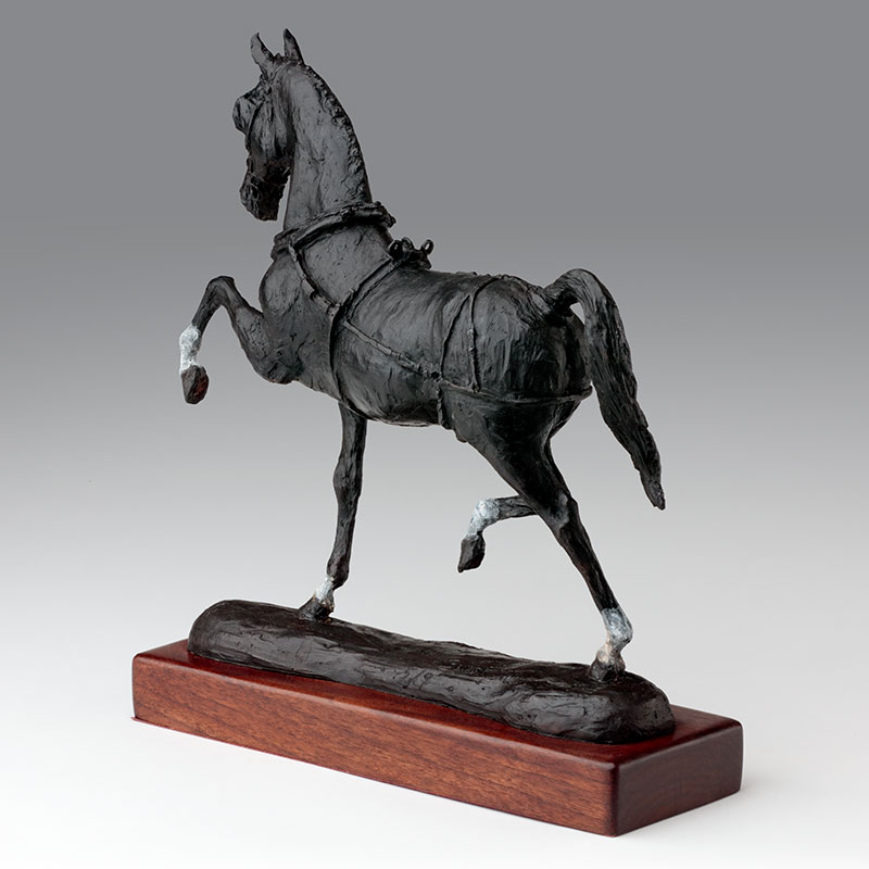 Bronze Horse Sculpture by Belinda Sillars, Hackney Horse