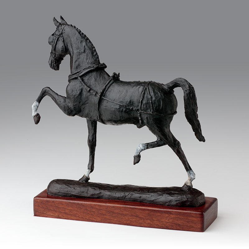 Bronze Horse Sculpture by Belinda Sillars, Hackney Horse