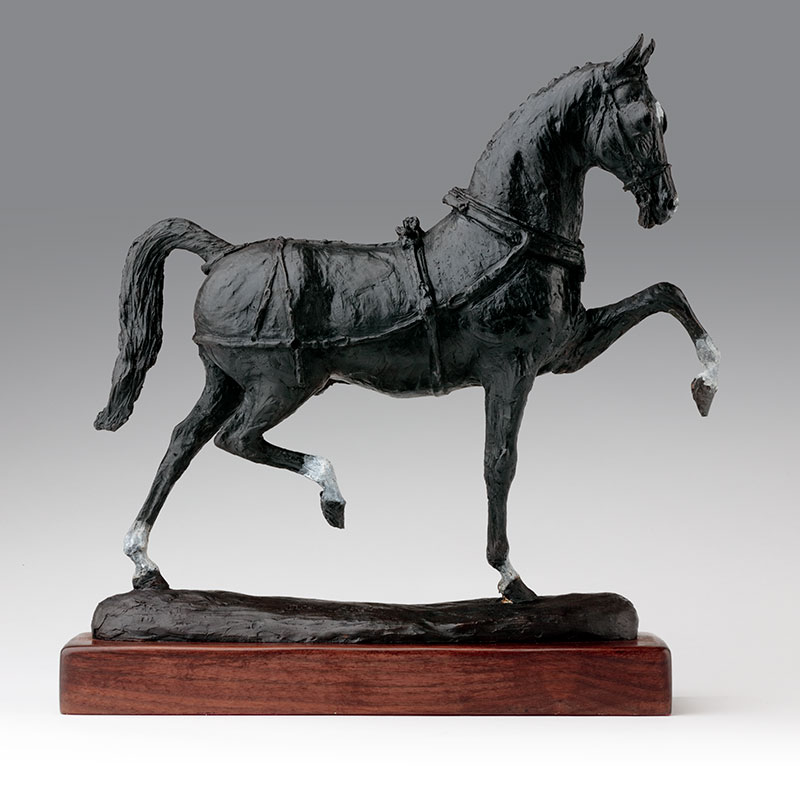 Bronze Horse Sculpture by Belinda Sillars, Hackney Horse