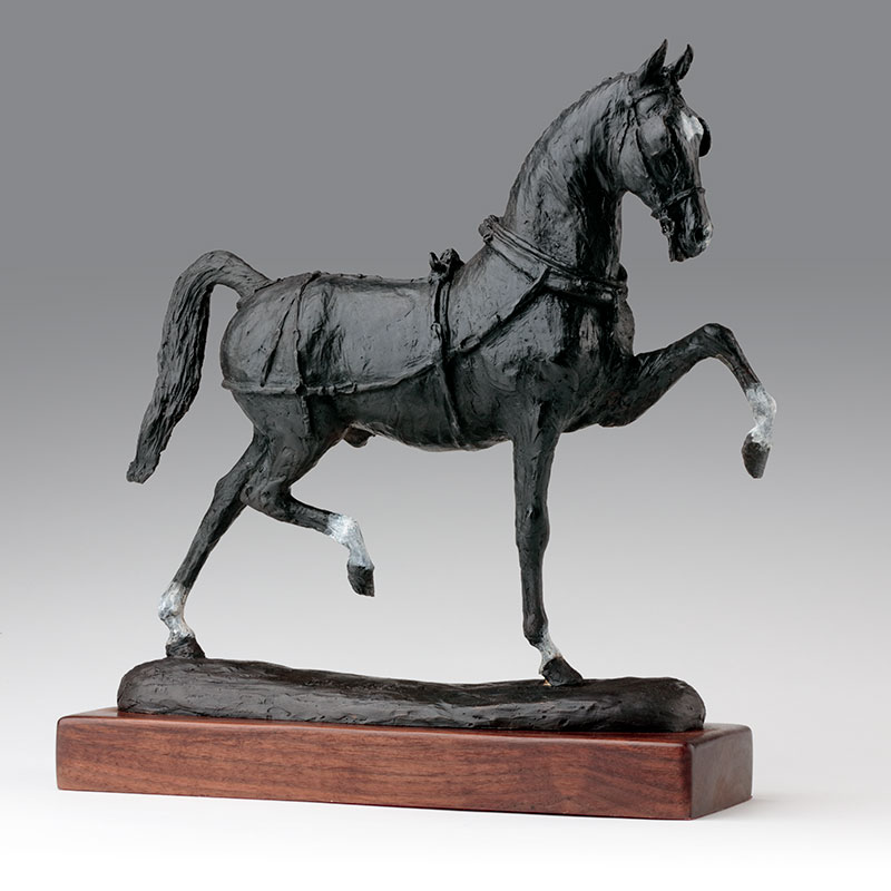 Bronze Horse Sculpture by Belinda Sillars, Hackney Horse