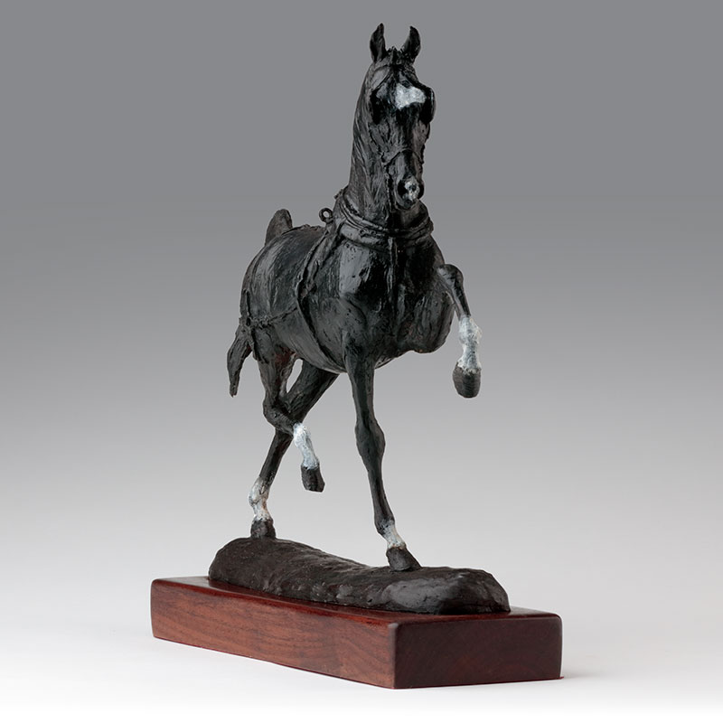 Bronze Horse Sculpture by Belinda Sillars, Hackney Horse