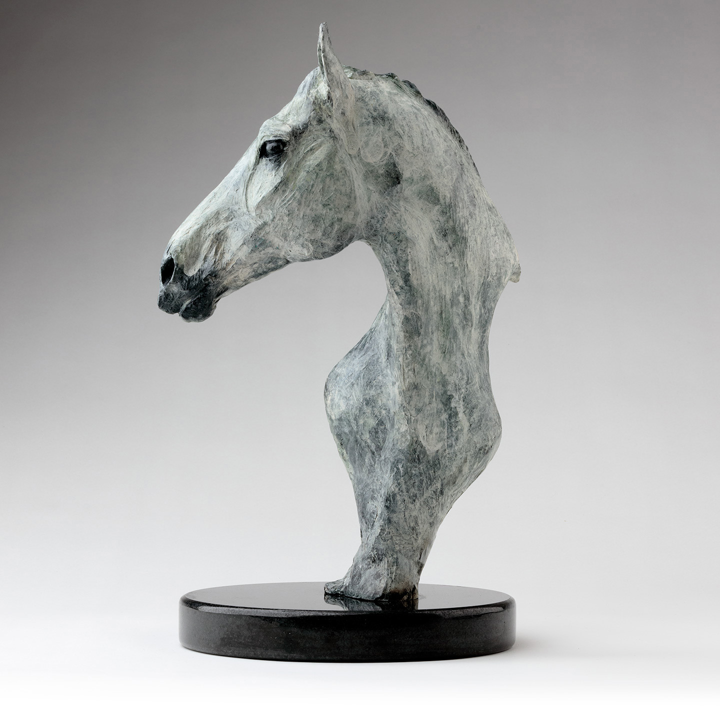 Bronze Horse Head Sculpture By Belinda Sillars 'Clover'