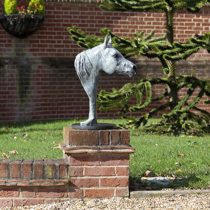 Bronze Arab Grey Horse Sulpture by Belinda Sillars