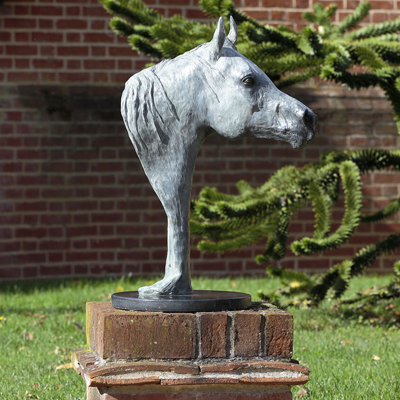 Bronze Arab Grey Horse Sulpture by Belinda Sillars