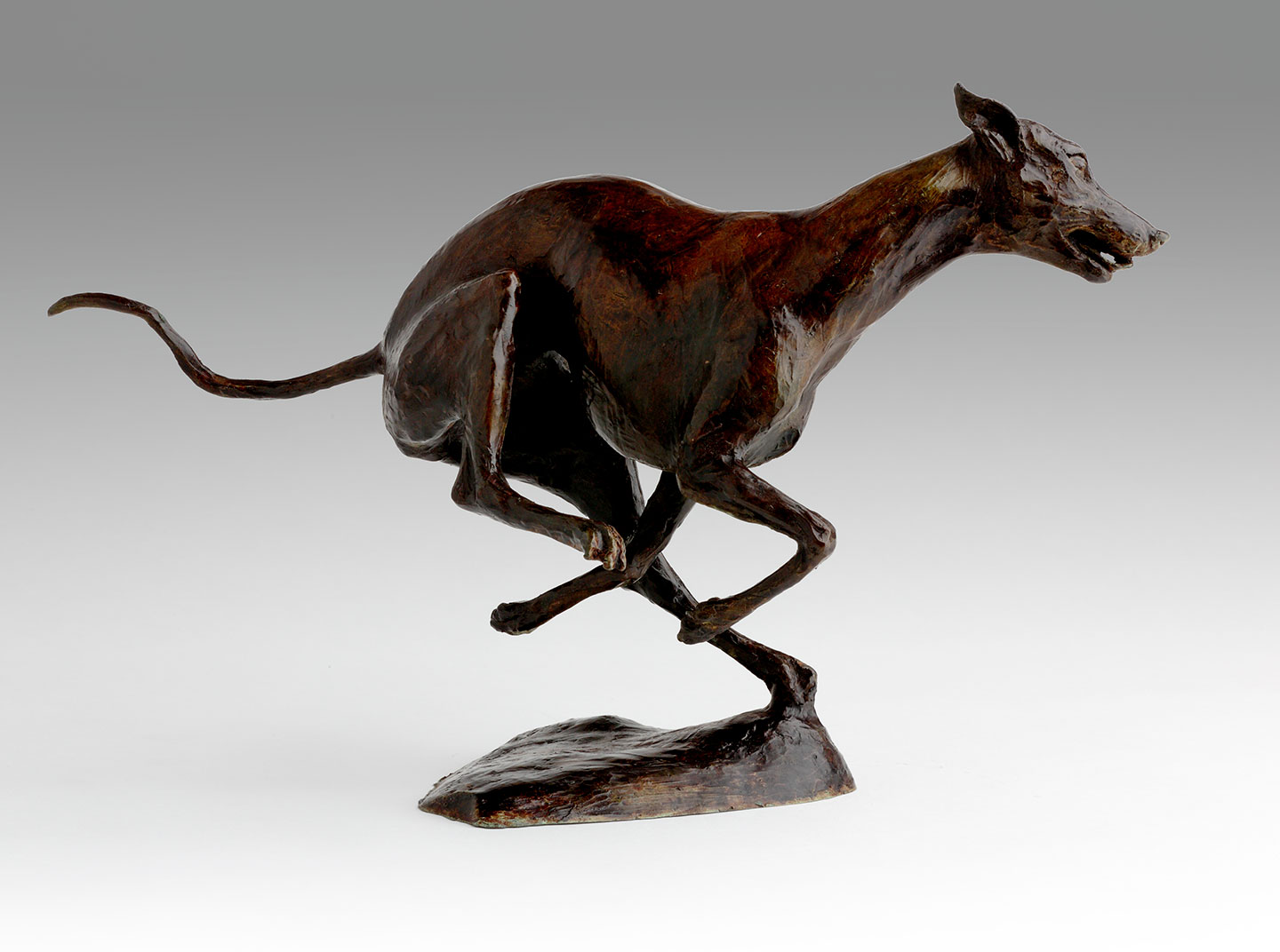 Bronze Whippet Sculpture, Limited Edition