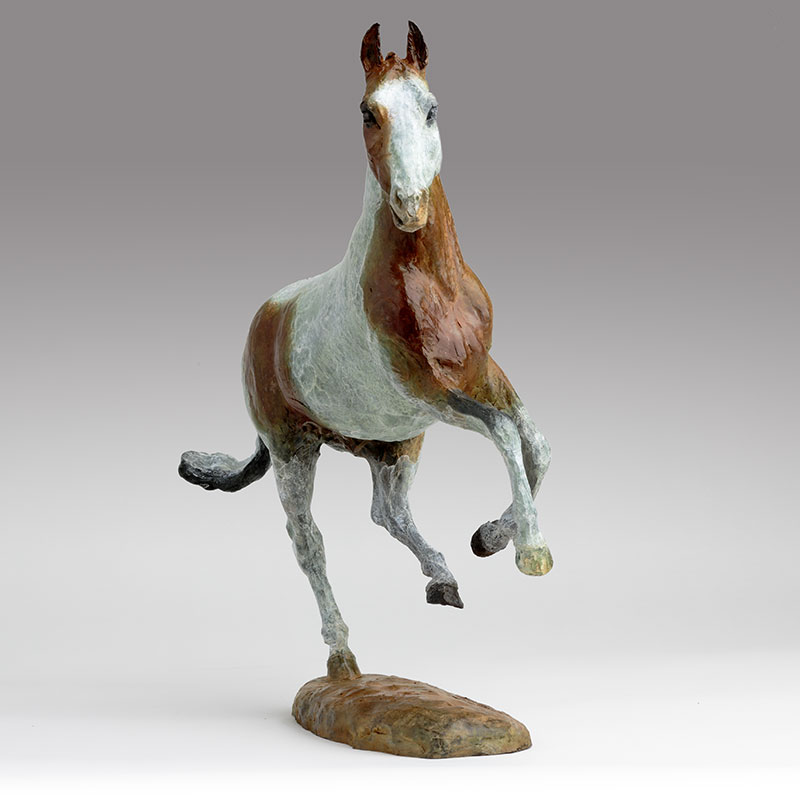 Bronze Horse Sculpture 'Red' by Belinda Sillars