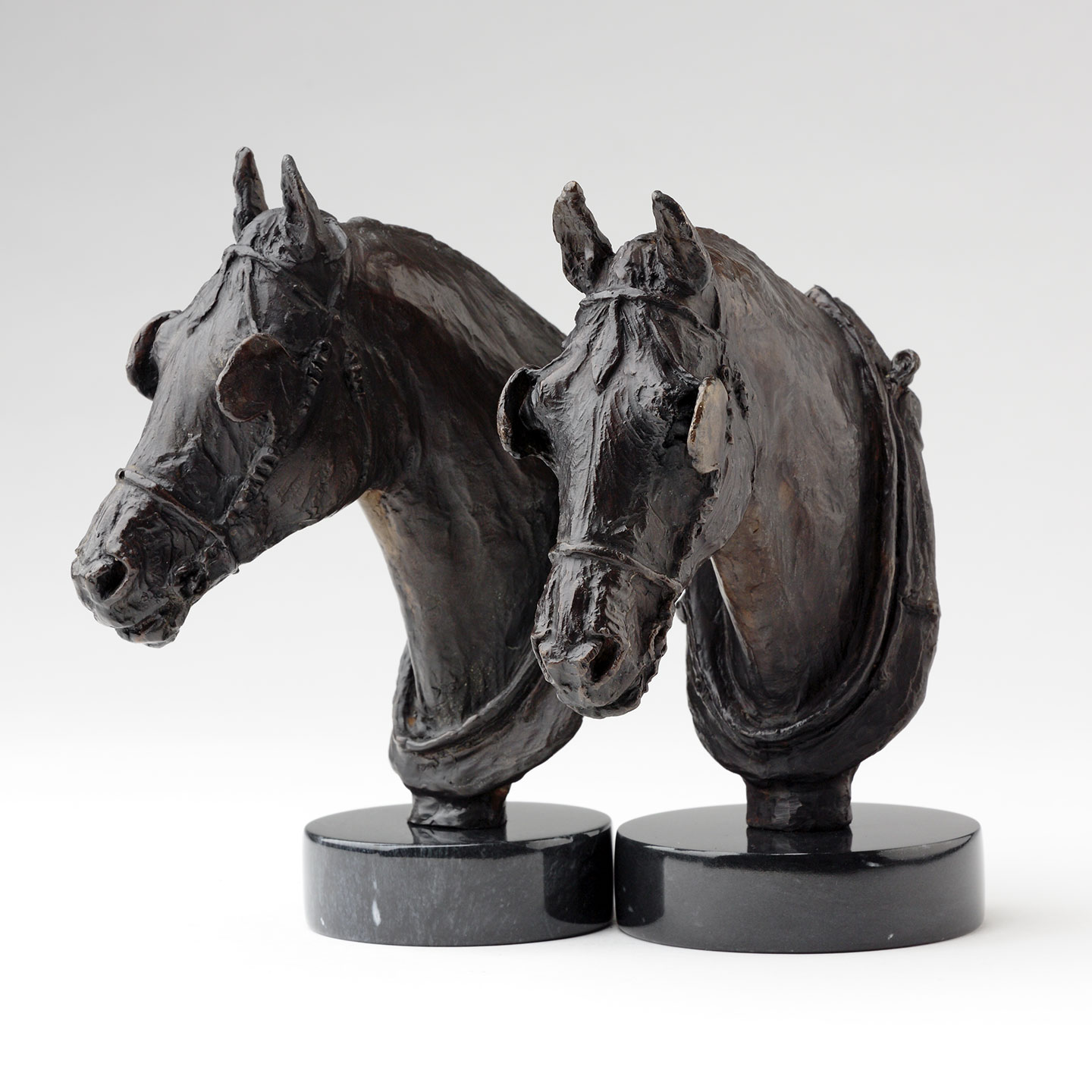 bronze heavy Horse Head Sculpture limited Editions