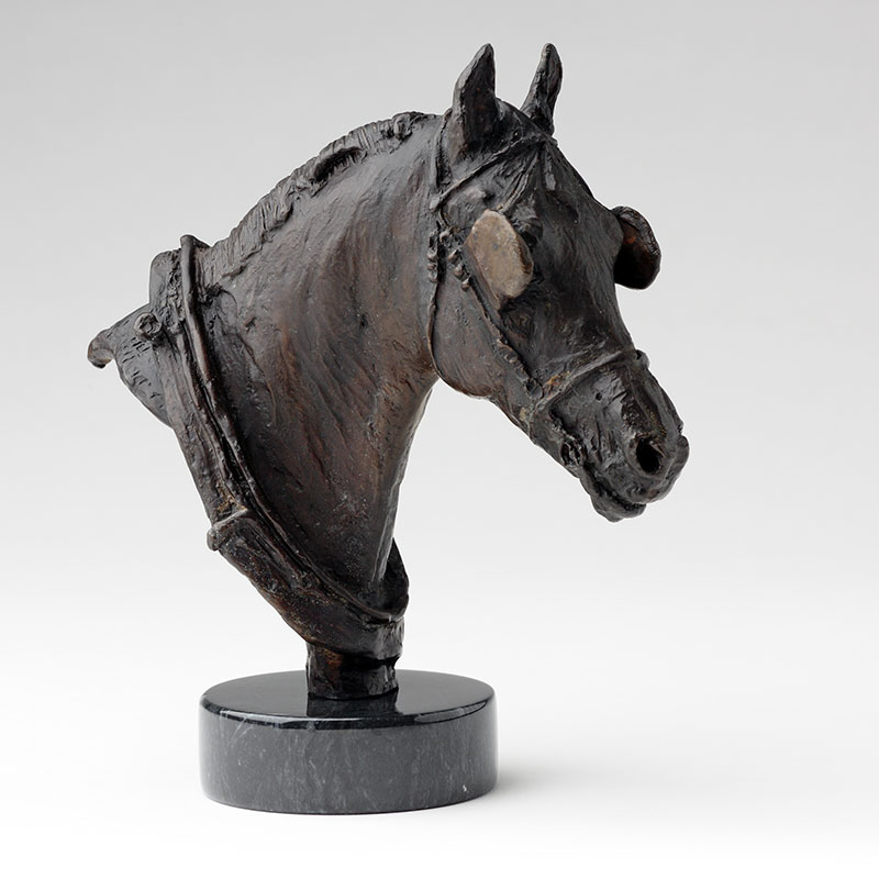 bronze heavy Horse Head Sculpture limited Editions