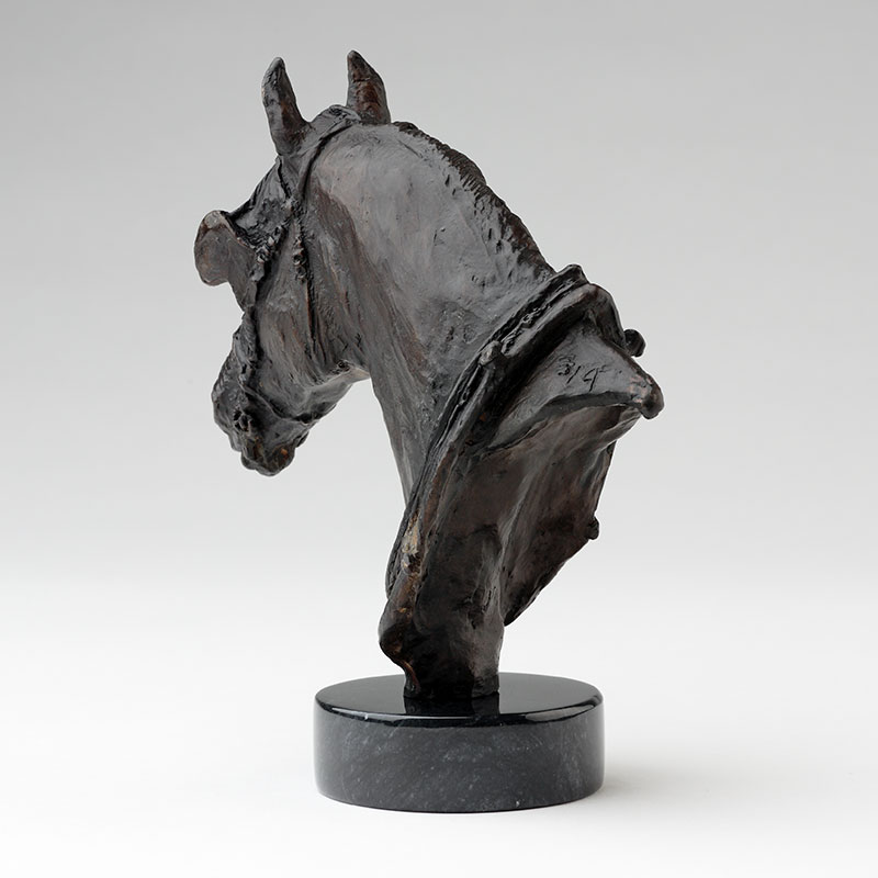 bronze heavy Horse Head Sculpture limited Editions