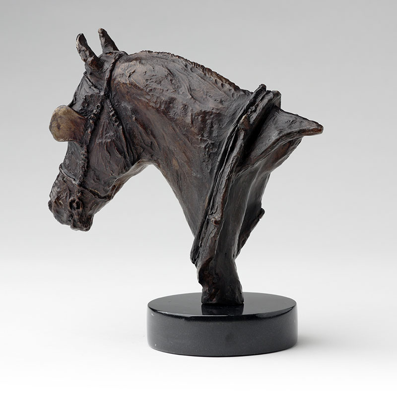 bronze heavy Horse Head Sculpture limited Editions