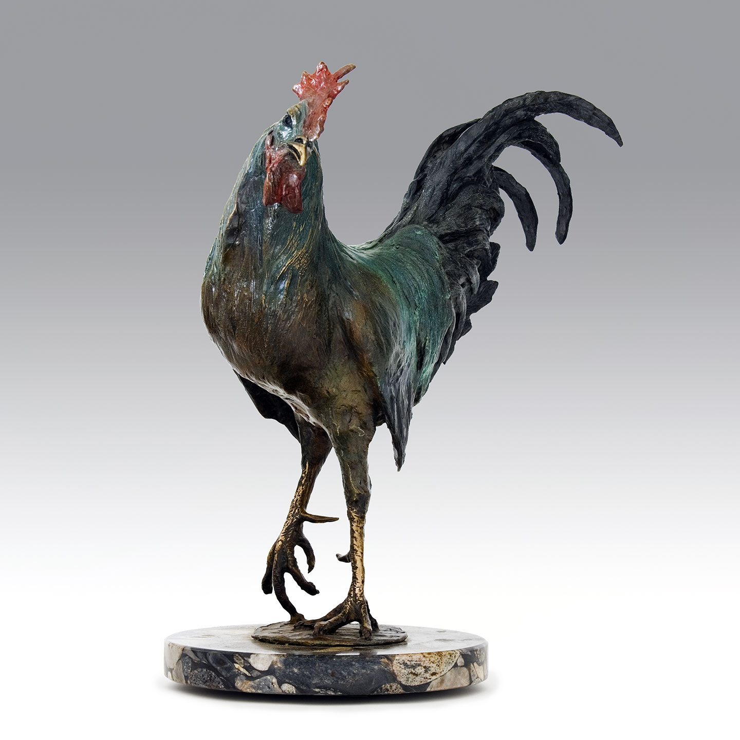 Bronze Cockerel Sculpture Limited Edition