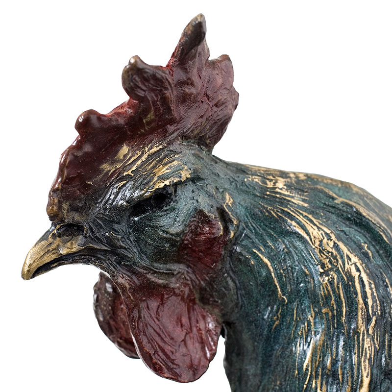 Bronze Cockerel Sculpture Limited Edition