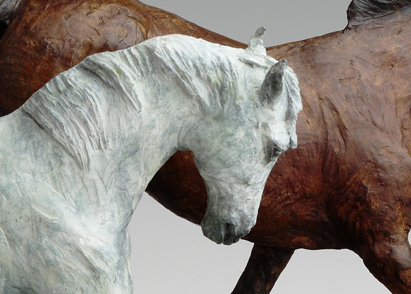 Bronze Equestrian Horse Sculpture by Belinda Sillars