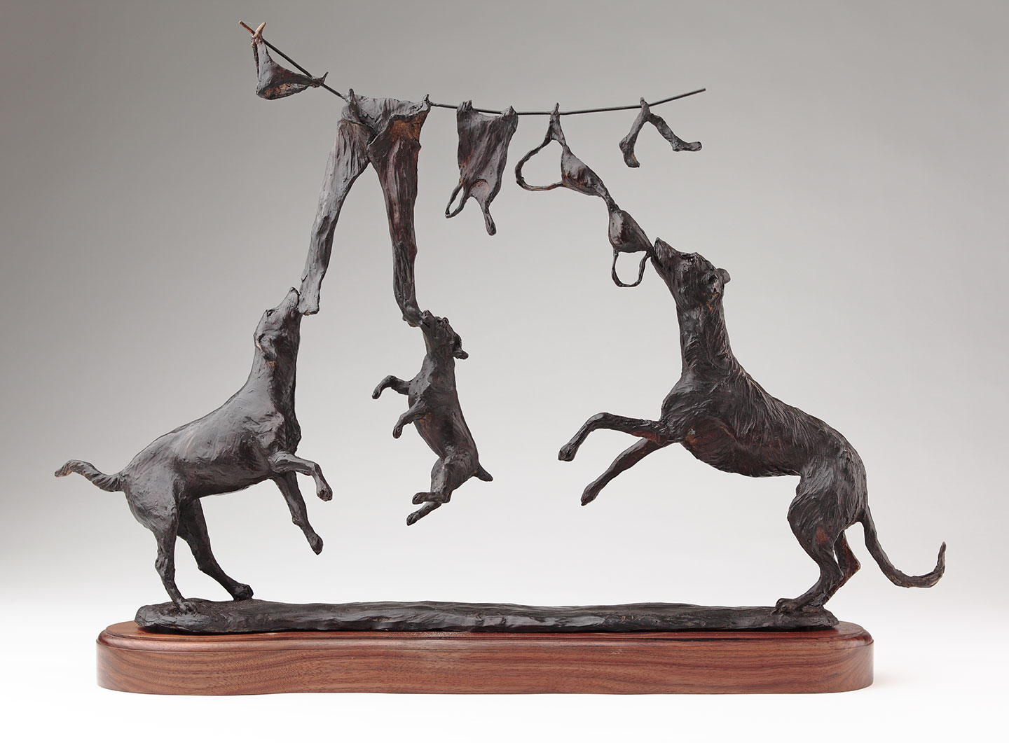 Bronze Dog Sculpture Limited Edition by Belinda Sillars