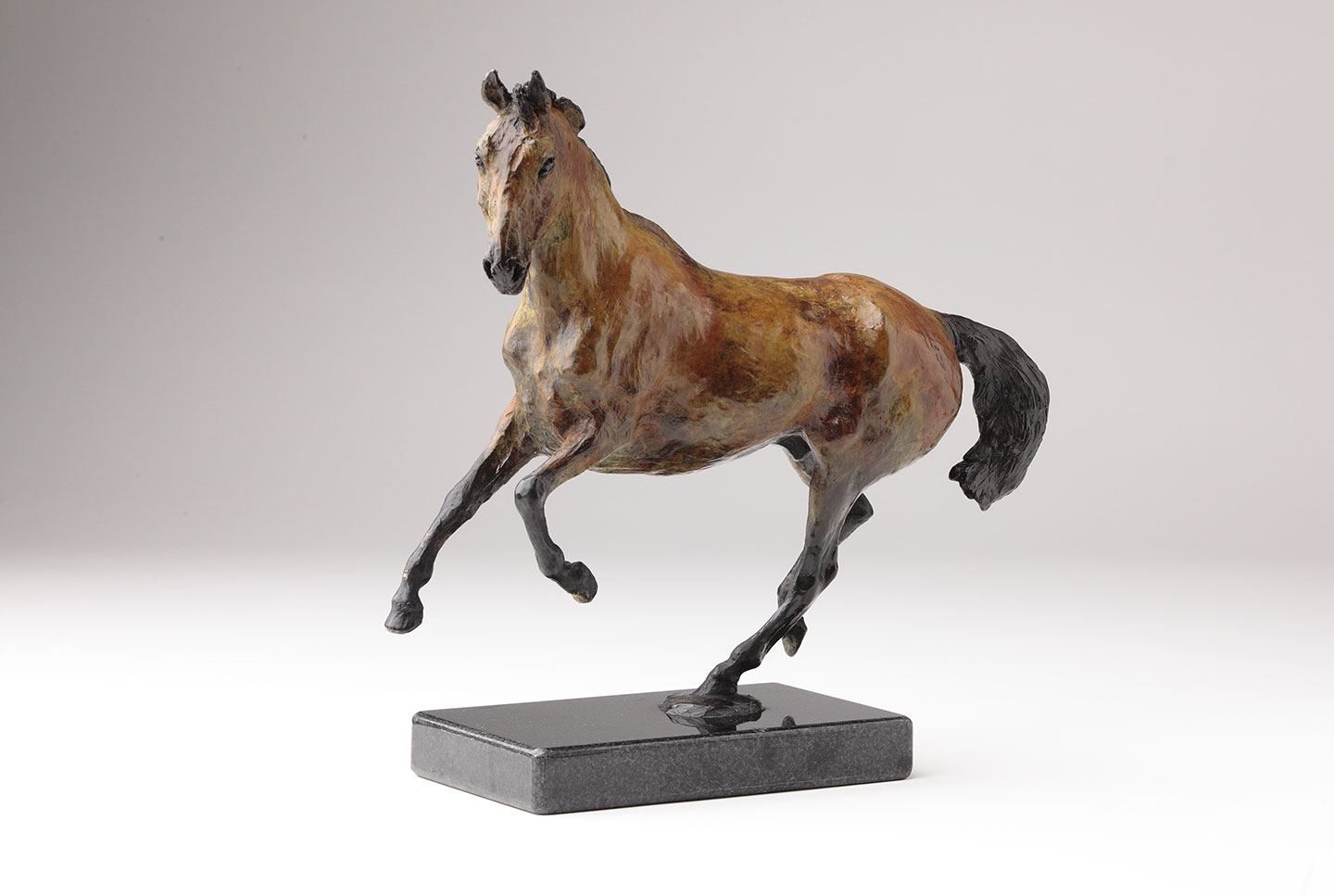 Bronze equestrian horse sculpture by belinda sillars, Skippy limited Edition