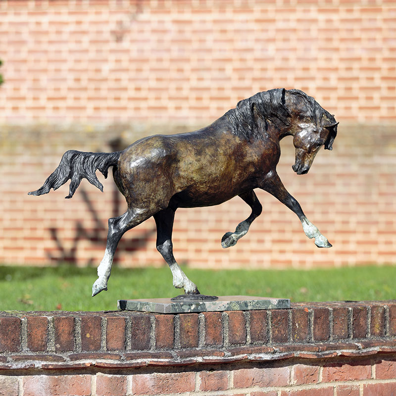 Bronze Welsh Cob Horse Sculpture