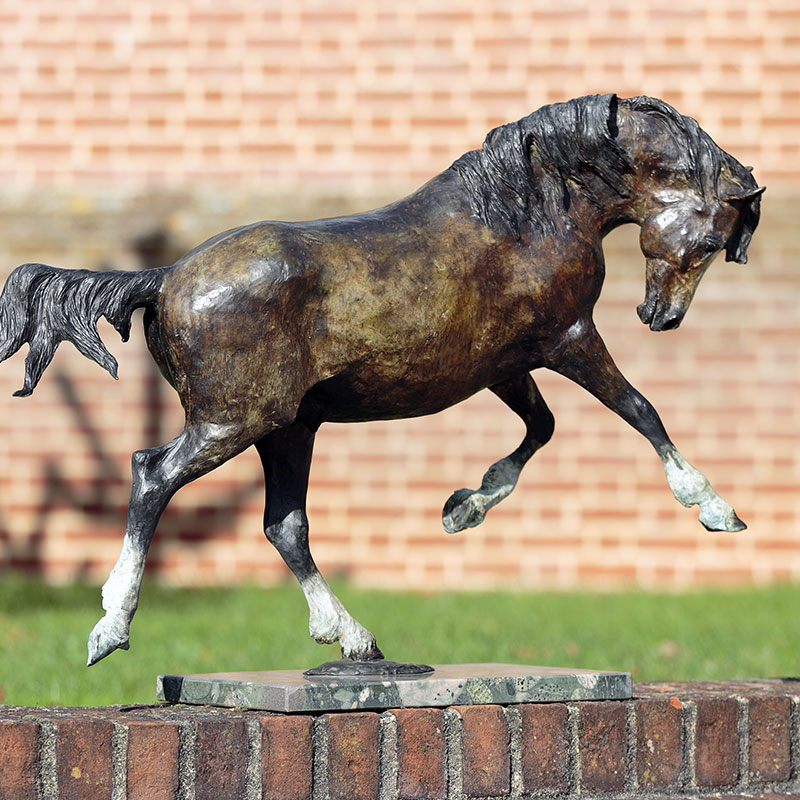 Bronze Welsh Cob Horse Sculpture
