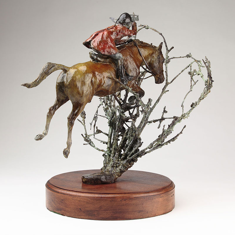 Equestrian Bronze Limited Edition 'Bullfinch' by Belinda Sillars Image 1