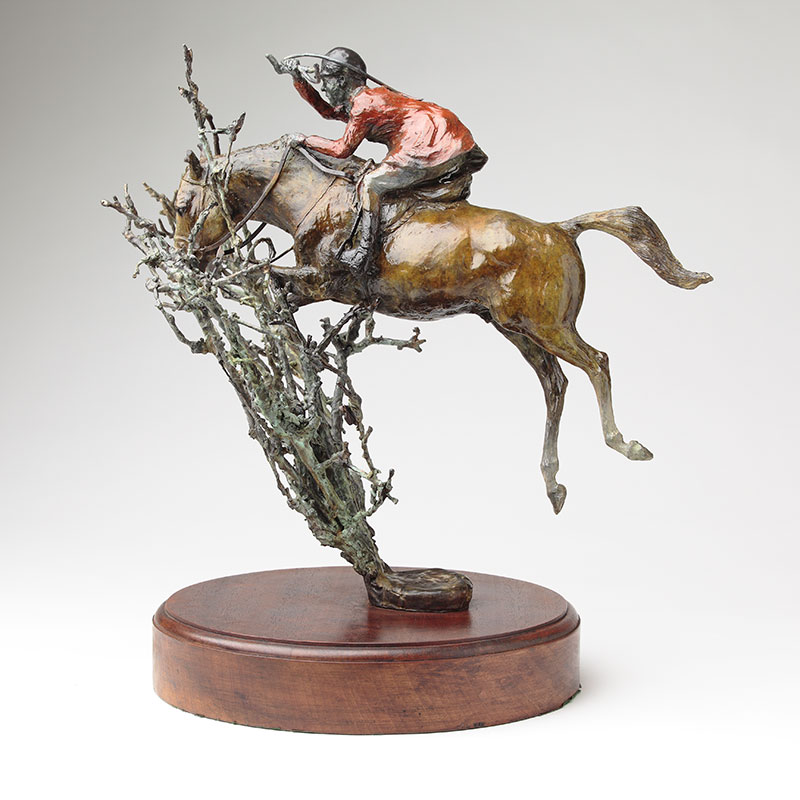 Equestrian Bronze Limited Edition 'Bullfinch' by Belinda Sillars Image 3
