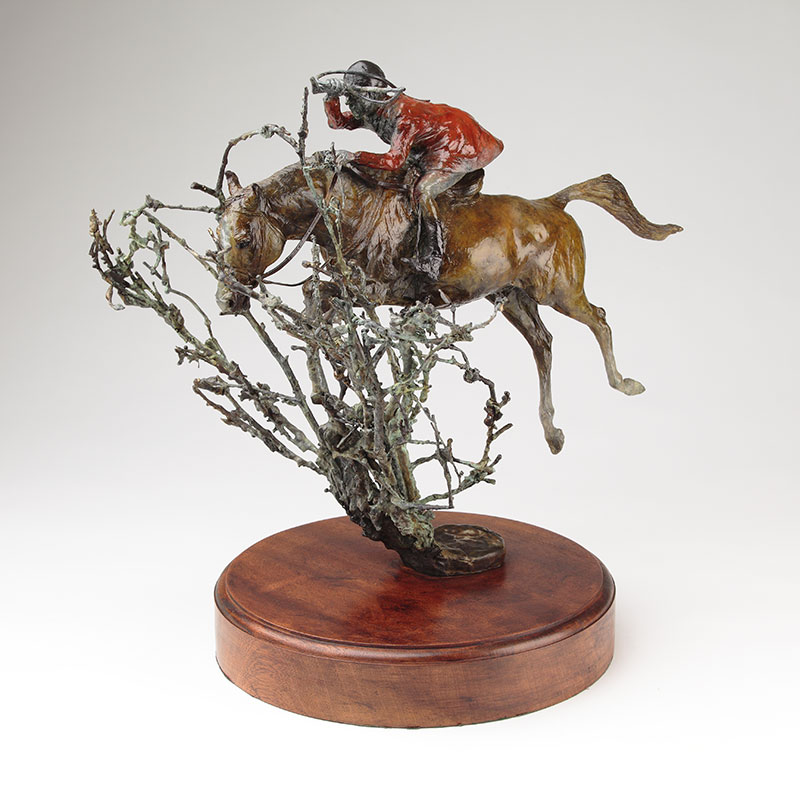 Equestrian Bronze Limited Edition 'Bullfinch' by Belinda Sillars Image 5