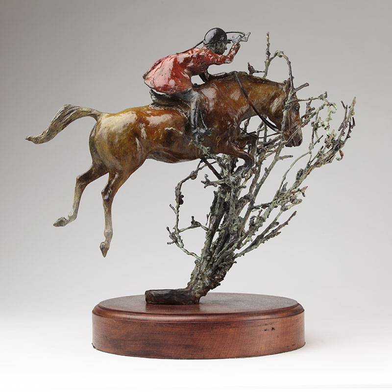 Equestrian Bronze Limited Edition 'Bullfinch' by Belinda Sillars Image 8