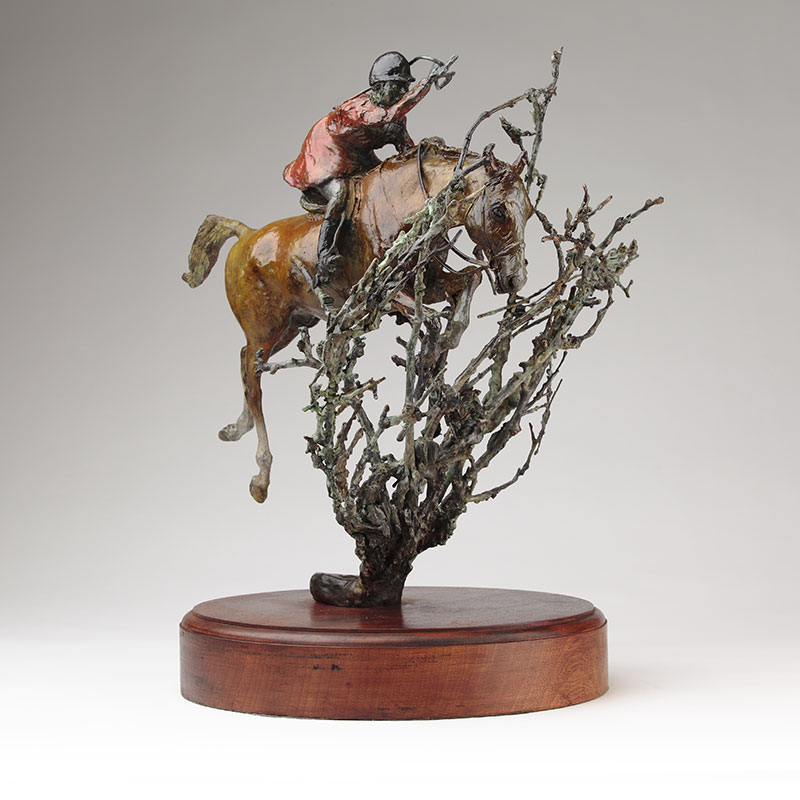 Equestrian Bronze Limited Edition 'Bullfinch' by Belinda Sillars Image 7