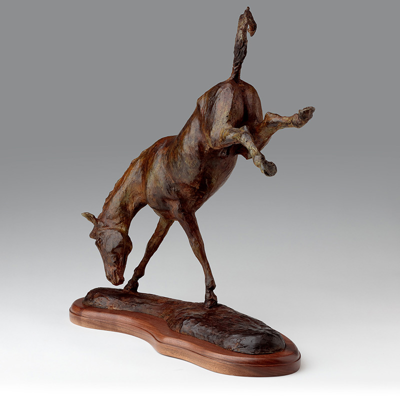 Bronze Horse Suculpture, Limited Edition by Belinda Sillars, Won't be caught
