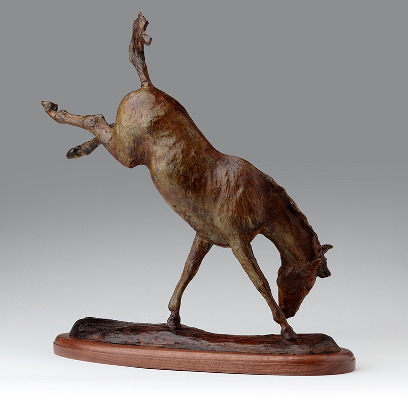 Bronze Horse Suculpture, Limited Edition by Belinda Sillars, Won't be caught