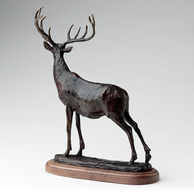 Bronze Elk Sculpture, Limited Edition