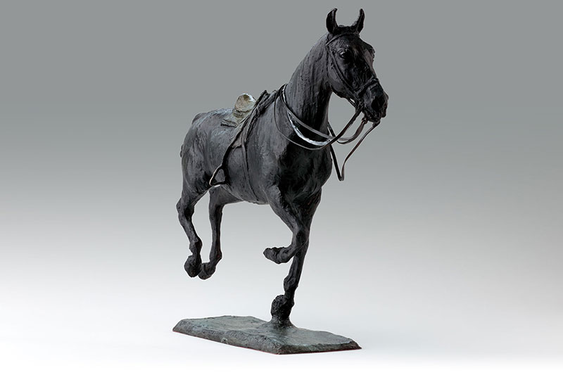 Bronze Horse Sculpture 'Bollinger' by Belinda Sillars