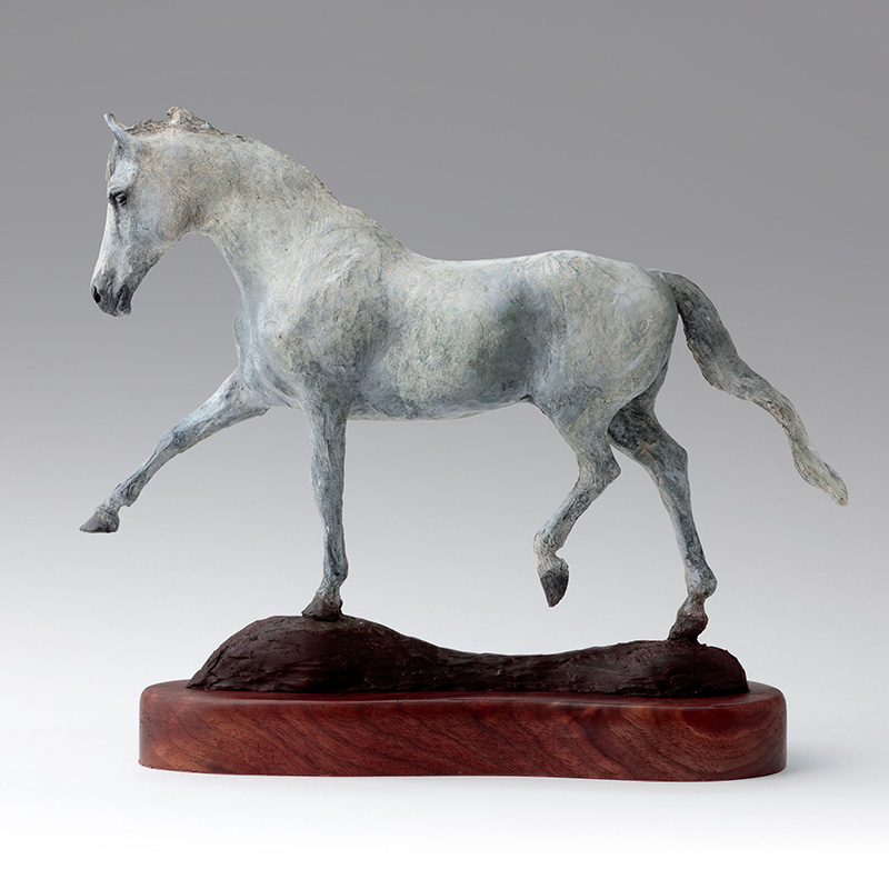 Bronze horse sculpture 'Olly' by Belinda Sillars