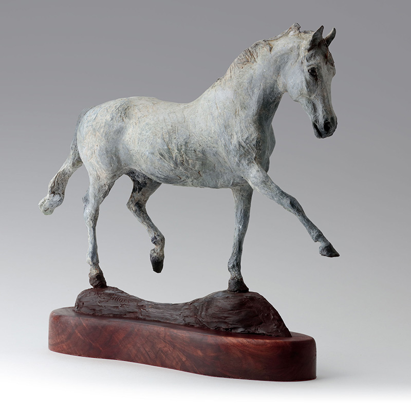 Bronze horse sculpture 'Olly' by Belinda Sillars