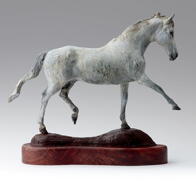 Bronze horse sculpture 'Olly' by Belinda Sillars