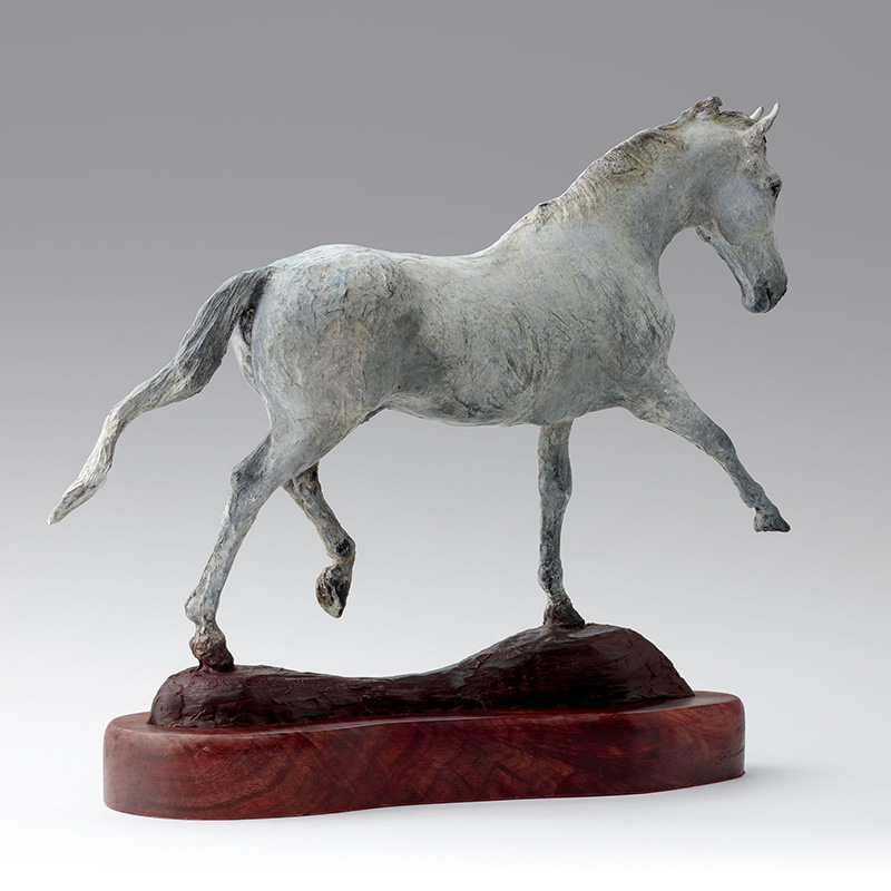 Bronze horse sculpture 'Olly' by Belinda Sillars