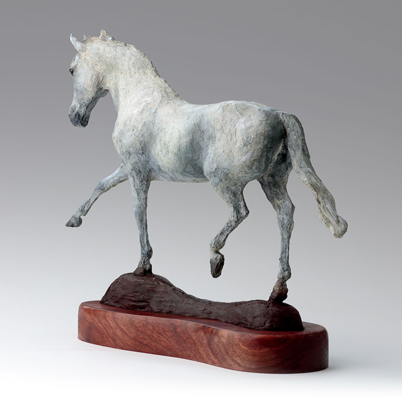 Bronze horse sculpture 'Olly' by Belinda Sillars