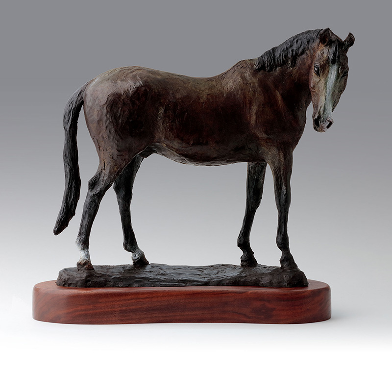 Equestrain bronze horse sculpture 'Pete'