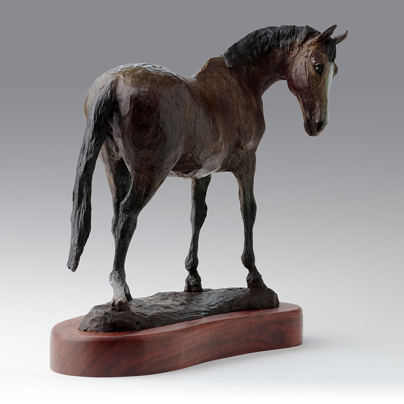 Equestrain bronze horse sculpture 'Pete'