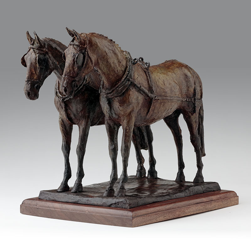 Bronze Horse Commission Carriage