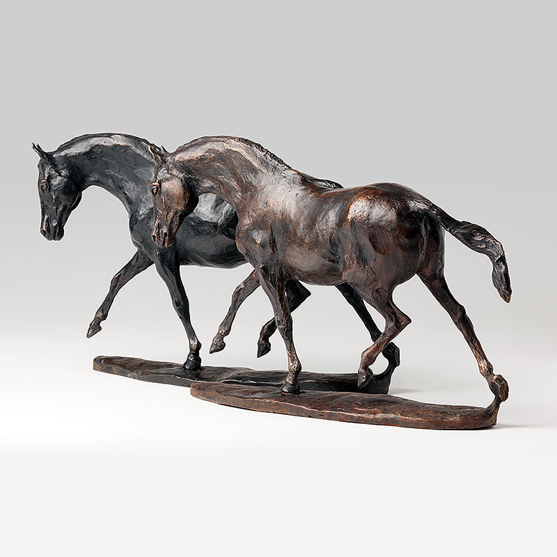 Bronze Horse Commission Elegance Pair