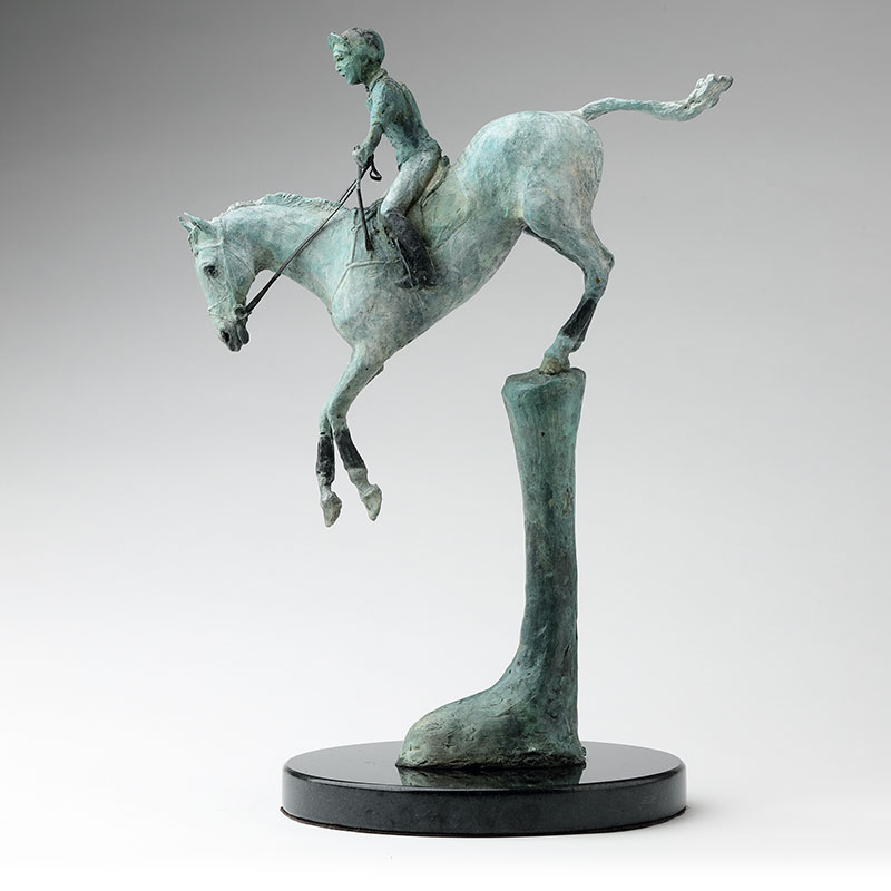 Bronze Horse Sculpture 'Bollinger' by Belinda Sillars