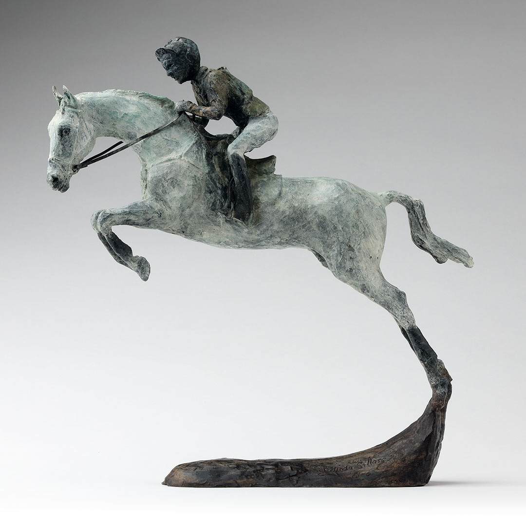 Burghely Horse Trials Bronze Sculpture The Leaf Pit 1