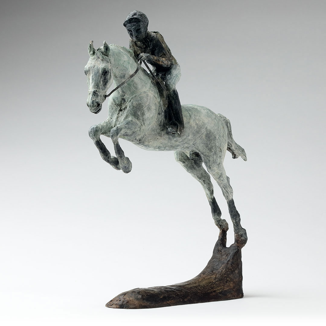 Burghely Horse Trials Bronze Sculpture The Leaf Pit 3