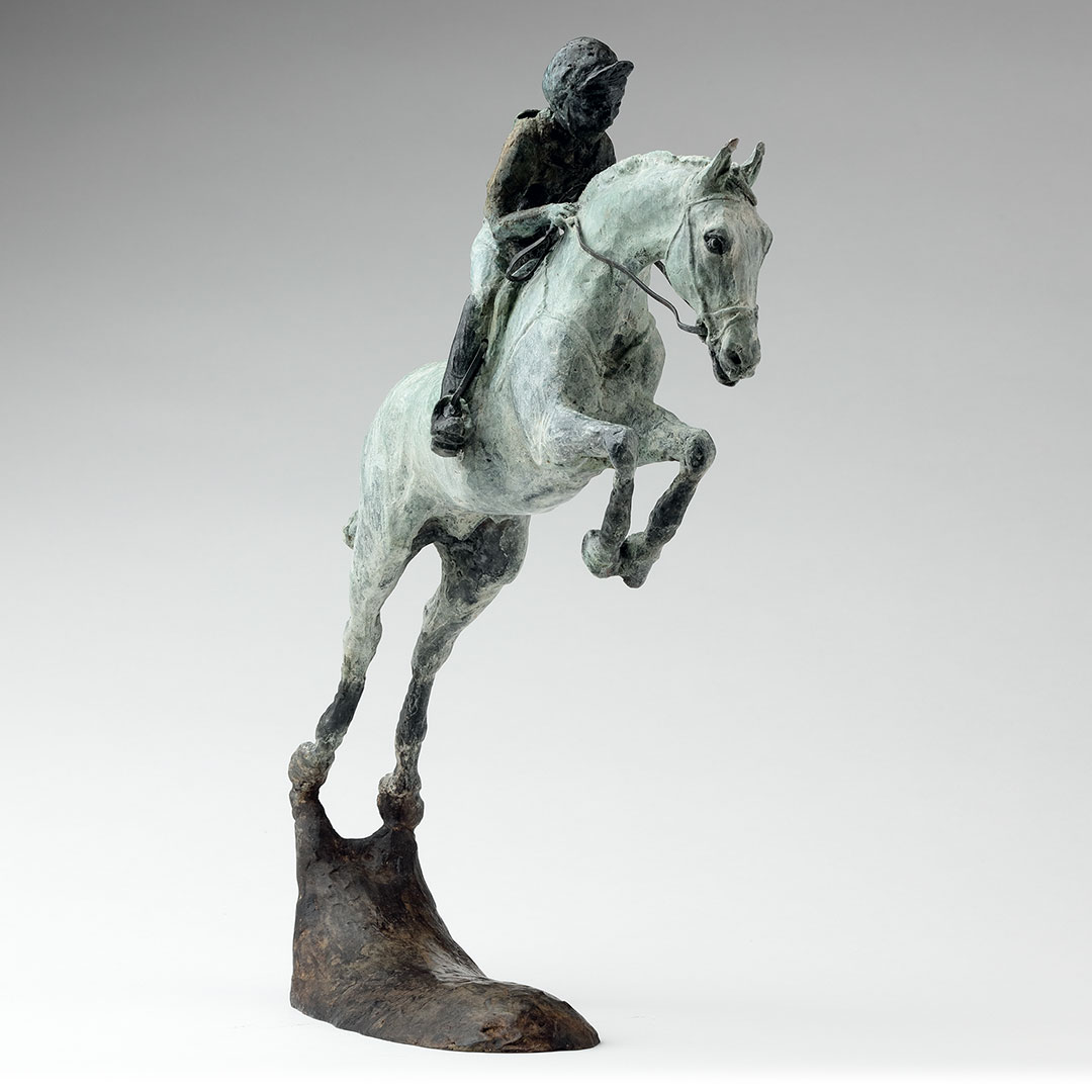 Burghely Horse Trials Bronze Sculpture The Leaf Pit B