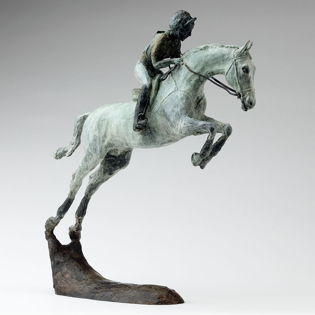 Burghely Horse Trials Bronze Sculpture The Leaf Pit 6