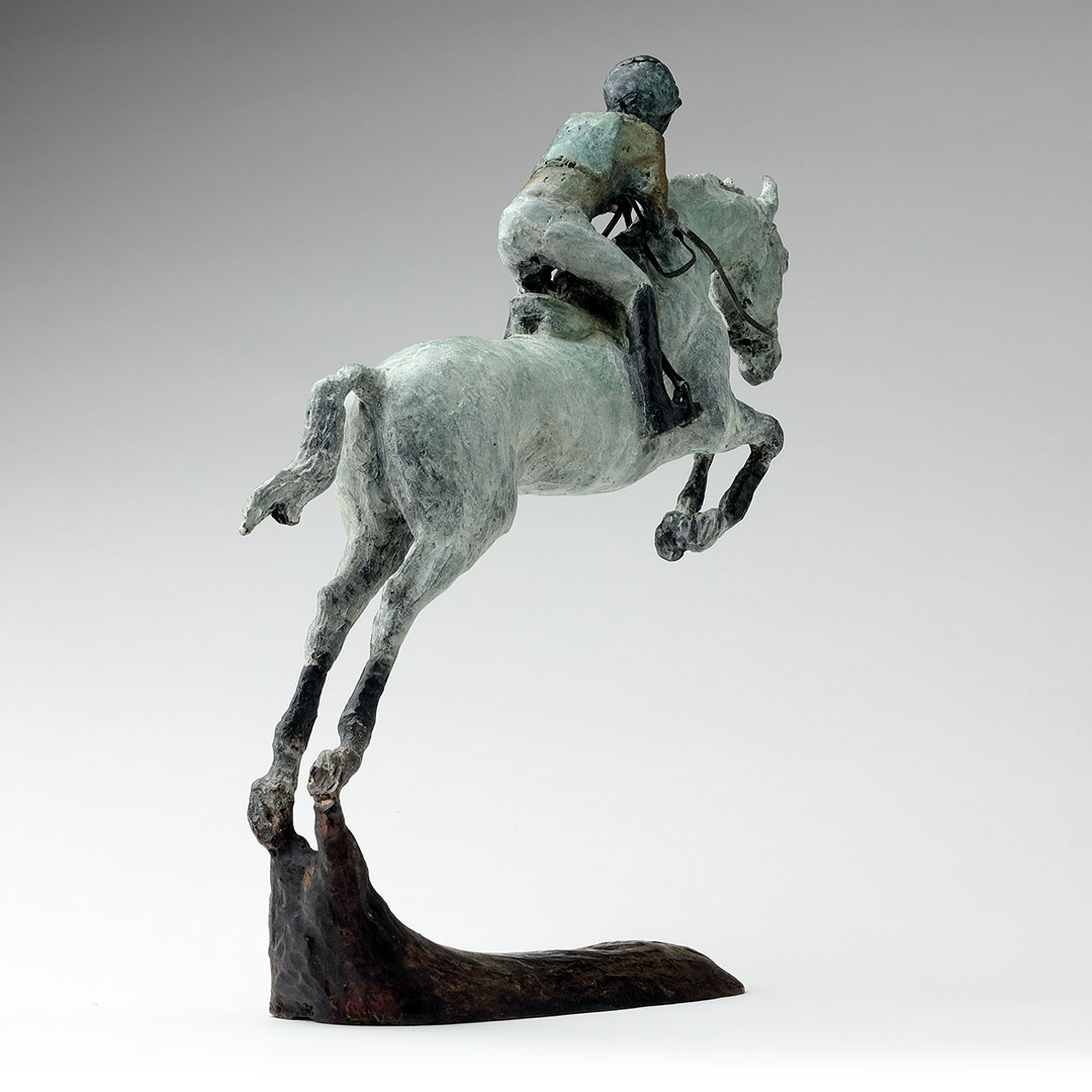 Burghely Horse Trials Bronze Sculpture The Leaf Pit 7