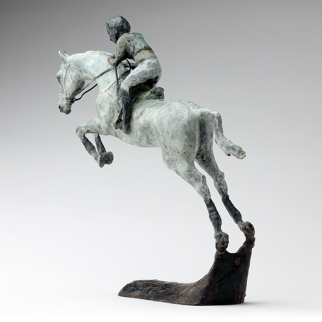 Burghely Horse Trials Bronze Sculpture The Leaf Pit 8